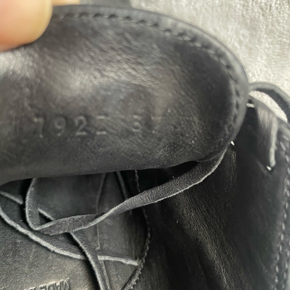 Guidi Lace-up Round Toe Italian Horse Full Grain Leather Derby Shoes - Picture 11 of 13